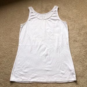 Talbots White Tank Top
